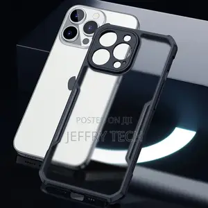Shockproof Hybrid Cover for iPhone 14 Pro Max - Black