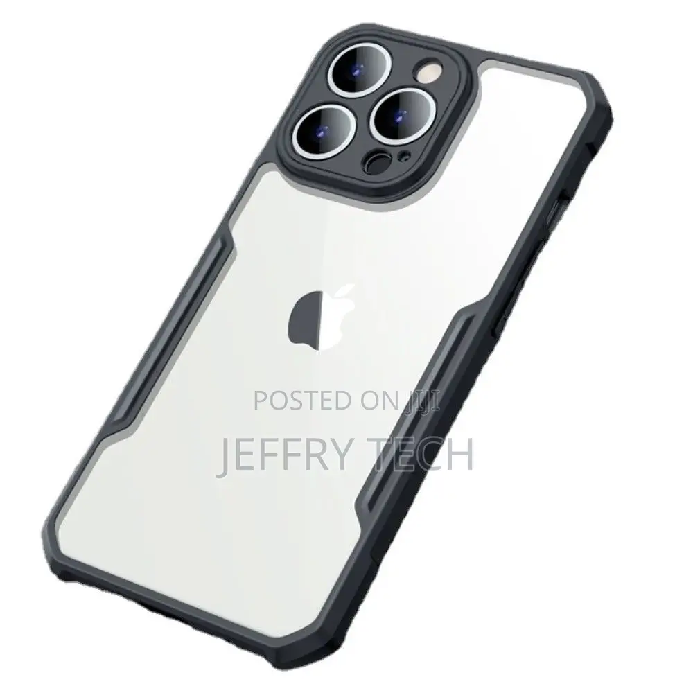 Shockproof Hybrid Cover for iPhone 14 Pro Max - Black