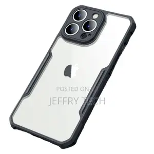 Shockproof Hybrid Cover for iPhone 14 Pro Max - Black