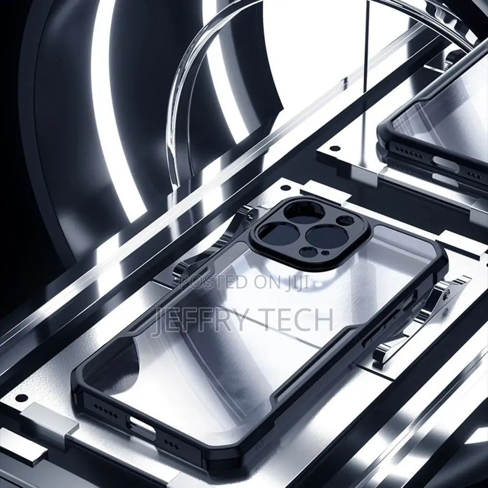 Shockproof Hybrid Cover for iPhone 14 Pro Max - Black