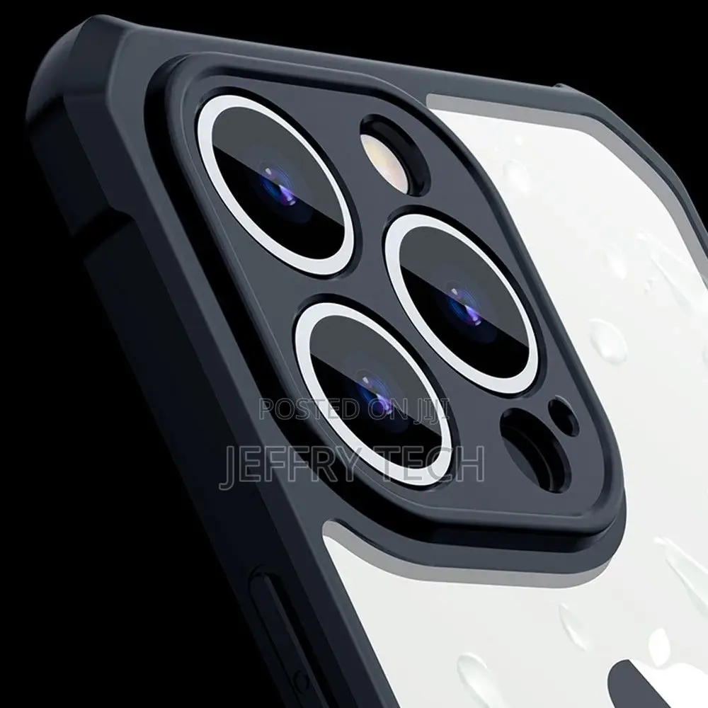 Shockproof Hybrid Cover for iPhone 14 Pro Max - Black