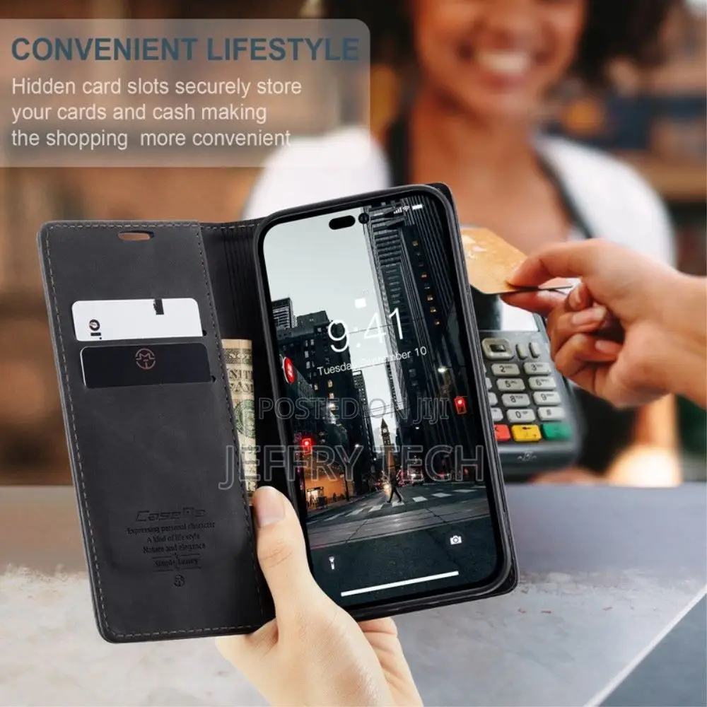iPhone 14 Pro Max Flip Case - Black