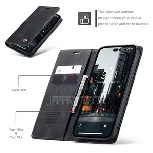 iPhone 14 Pro Max Flip Case - Black