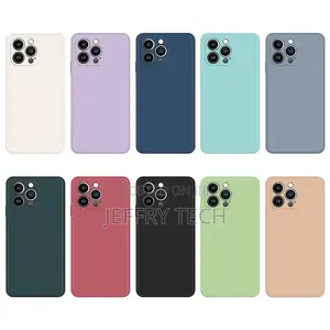 Anti-Drop Rubberized Cover for iPhone 14 Pro Max - Black