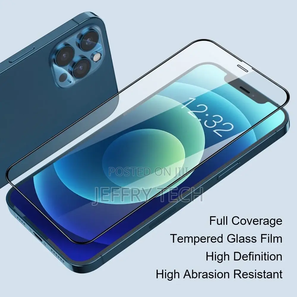 2 PCS Extra Strong Glass Screen Protector for iPhone 14 Pro
