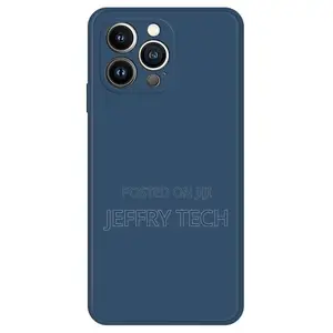 Anti-Drop Rubberized Cover for iPhone 14 Pro - Dark Blue