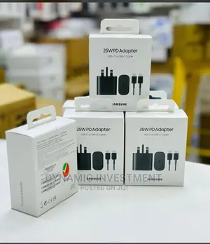 25W Samsung Charger (Super Fast Charge With USB Type-C Cable