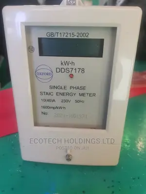 Single Phase Energy Meter