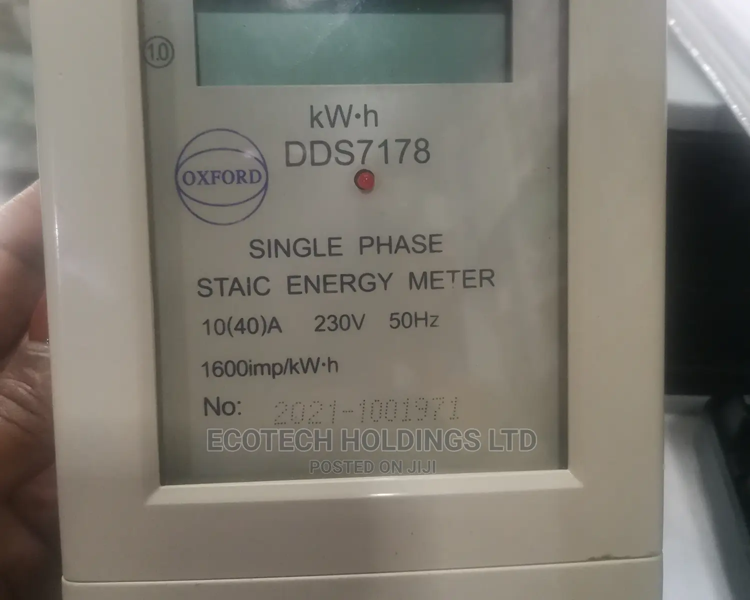 Single Phase Energy Meter