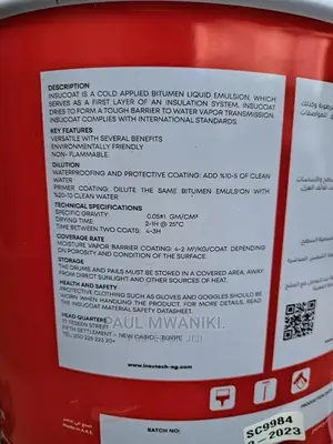 Bituminous Emulsion - Protective Coating for Waterproofing.