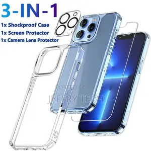 For iPhone 14 13 12 11 Pro Max Shockproof Case Screen Prote