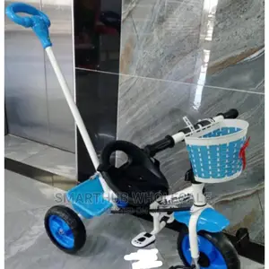 Push Tricycle Blue Tricycle