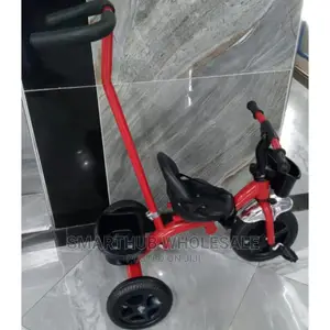 Push Tricycle Red With Push