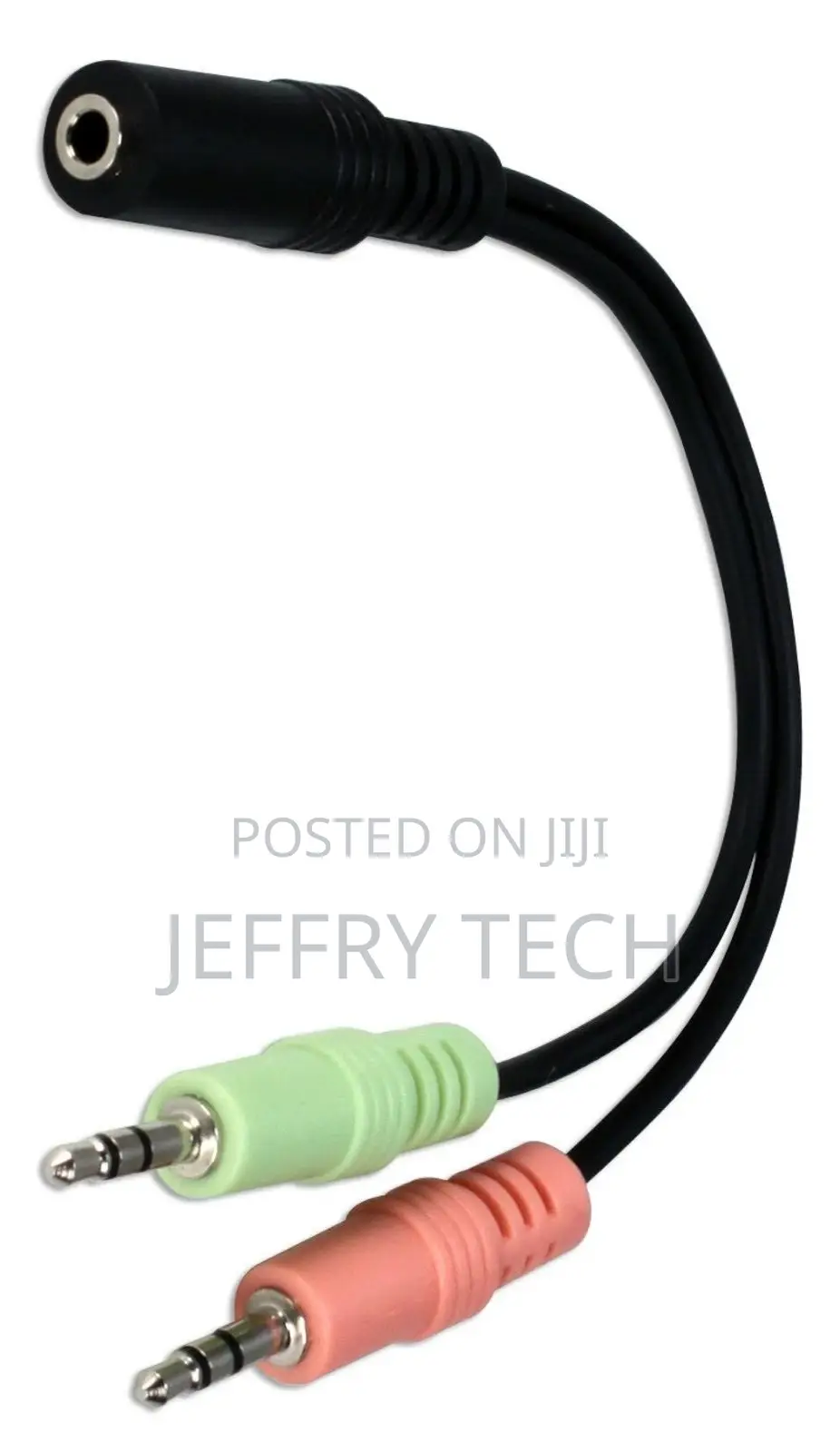 QVS 6 Inch 3.5mm Speaker/Microphone Headset Splitter