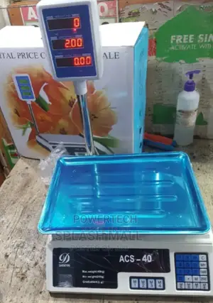 Commercial ACS 30kg Price Computing Digital Weighing Scale