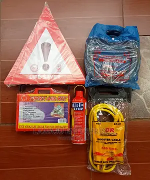 Car Lifer Saver,Firstaid,Fireextinguisher,Jumper,Towrope Set