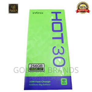 New Infinix Hot 30 256 GB Black