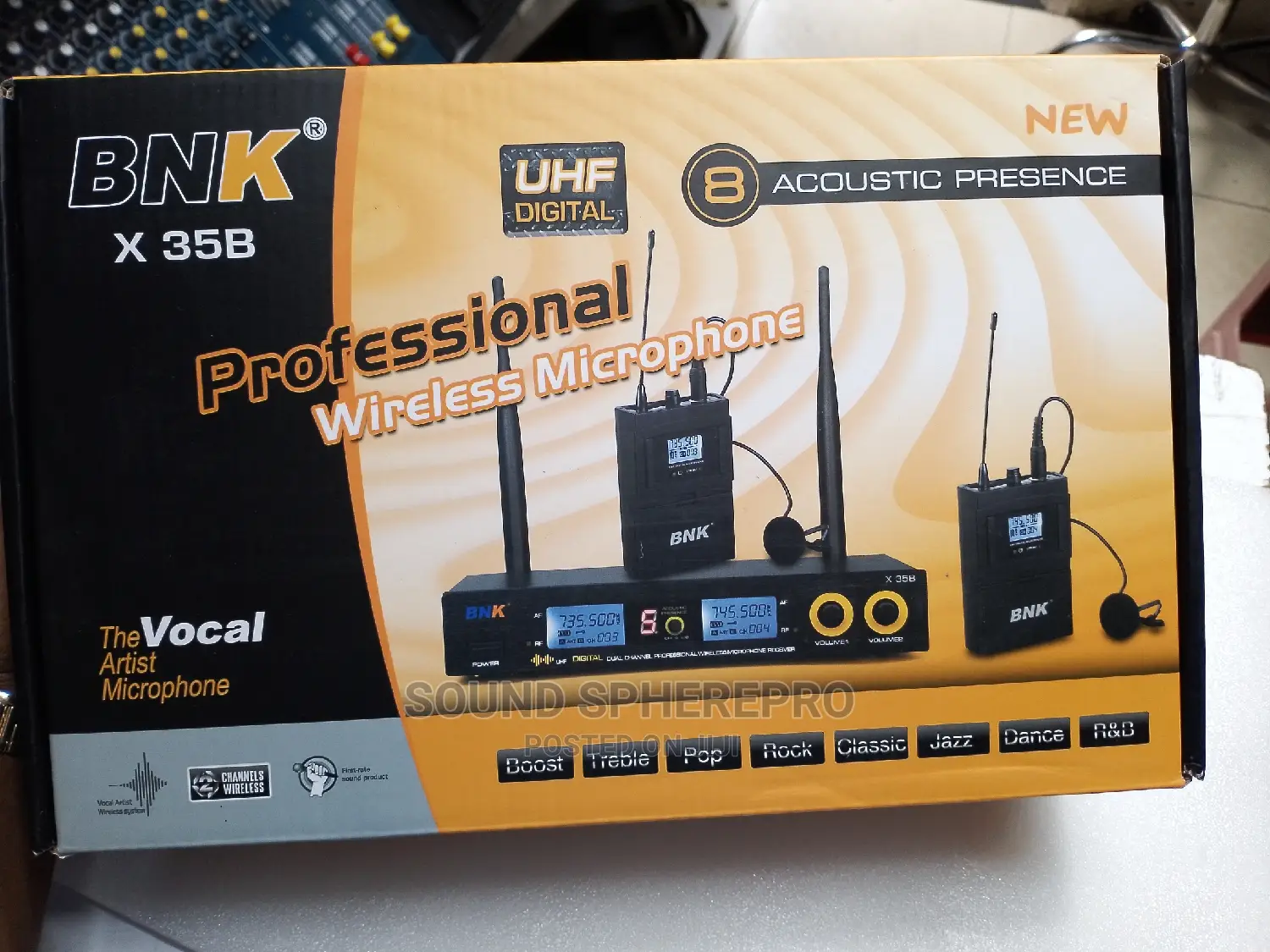 BNK X35B 2in1 Lapel Microphone