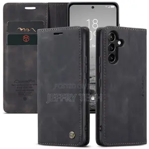 Samsung Galaxy A54 Flip Vintage Case - Black