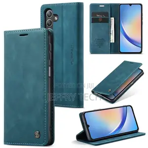 Samsung Galaxy A24 4G Flip Vintage Case - Blue