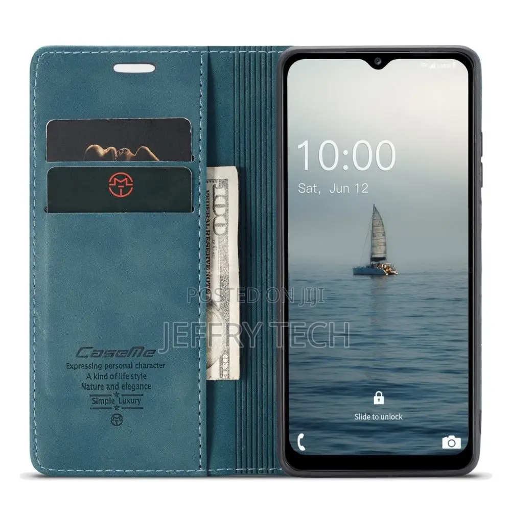 Samsung Galaxy A24 4G Flip Vintage Case - Blue