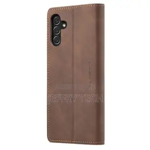 Samsung Galaxy A24 4G Flip Vintage Case - Coffee