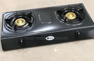 Nunix Stainless Steel Table Top Double Burner Gas Cooker
