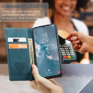 Samsung Galaxy S23 Plus Flip Vintage Case - Blue