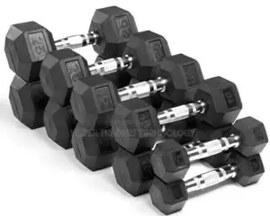 Hexagonal 5kgs Dumbbell Heavy Lifting Weights