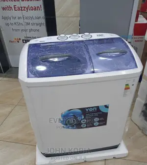Von 10 KGS Twin Tub Washing Machine