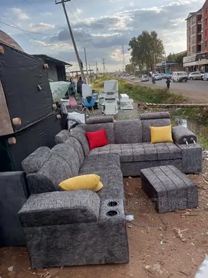 Smart Coner Seat Sofa With Cup Holder