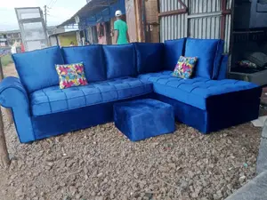 L Seat Sofa Blue Latest Fabrik