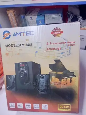 Amtec 2.1ch Multimedia Speaker System With Bluetooth