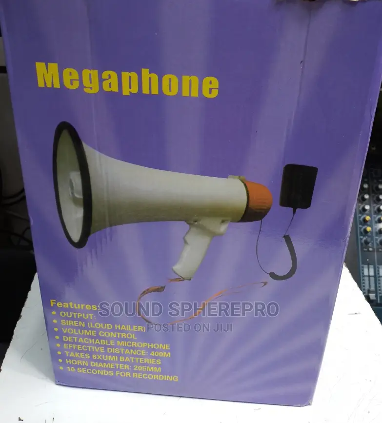 Megaphone With Siren and Volume Control