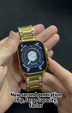 Apple Watch Ultra Exact Replica Gold