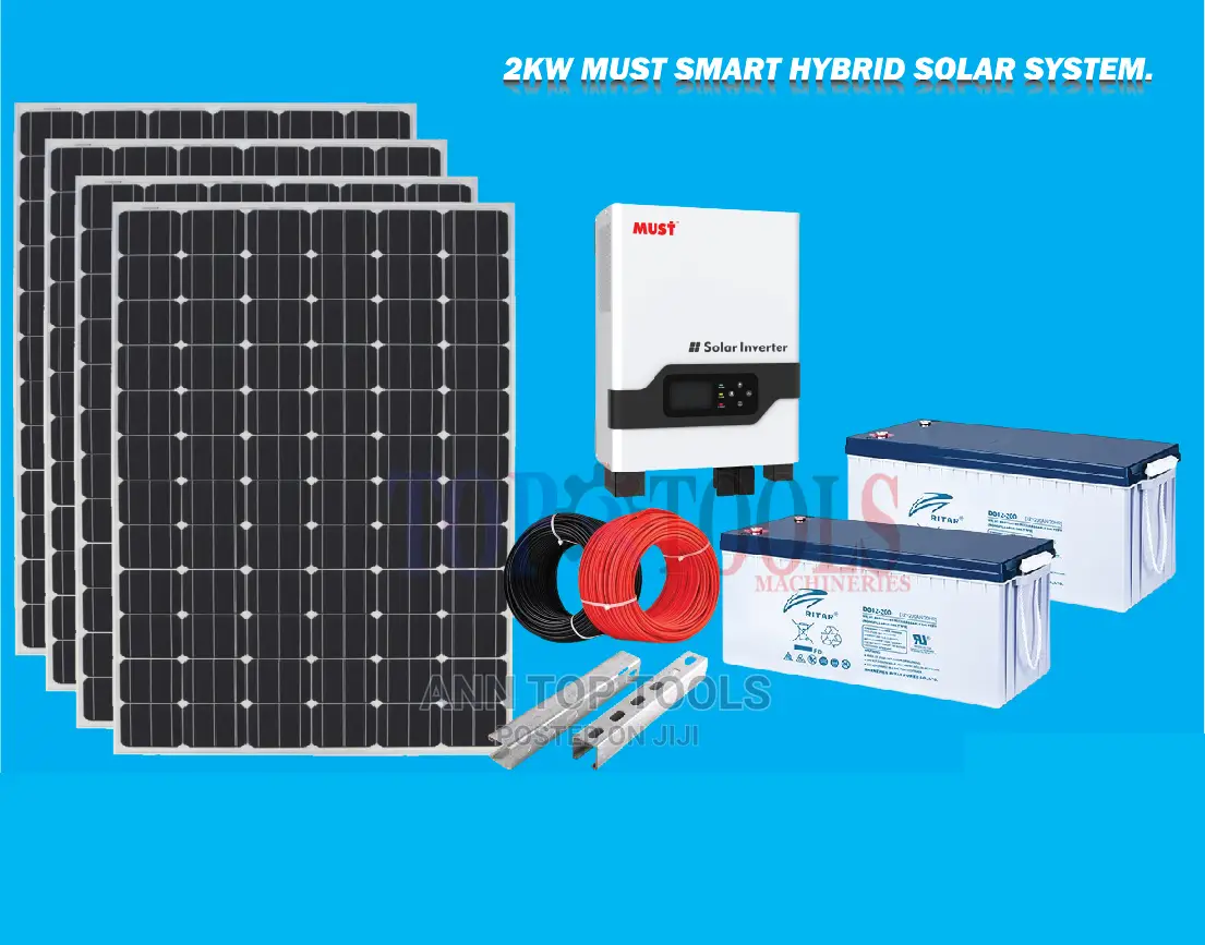 2 Kw Must Hybrid Solar System