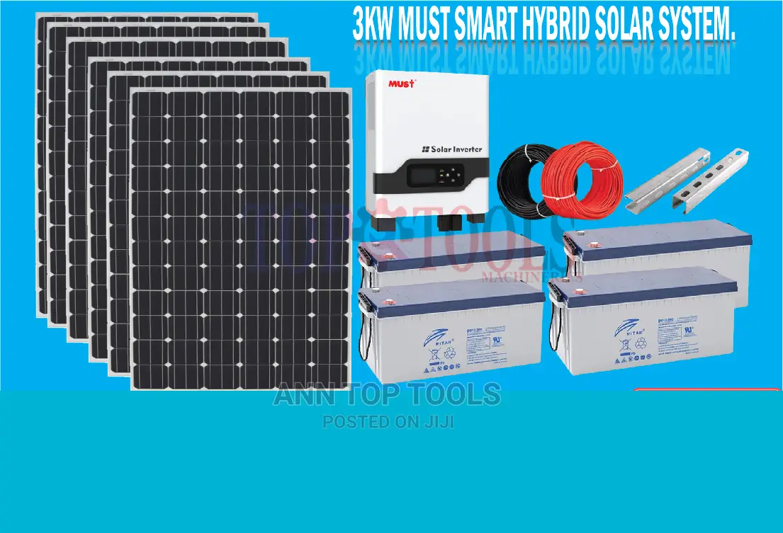 3 Kw Must Hybrid Solar System