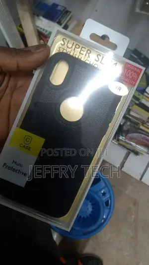Leather Flexible Back Cover Case Designed for iPhone Xr (Bro