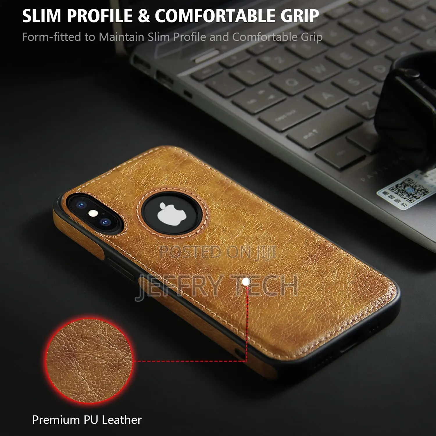 Super Soft-Touch | Bumper Case for iPhone X/Xs (Brown)