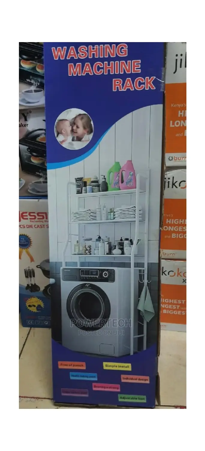 3 Layer Over the Washing Machine Storage Rack Organizer