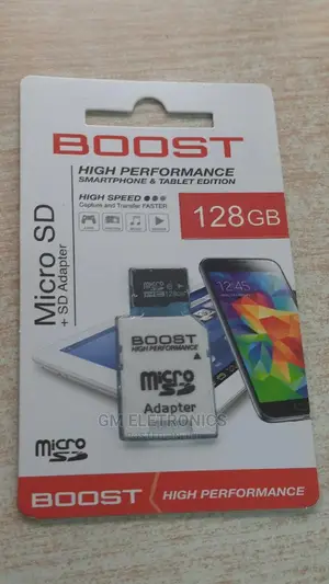 NEW 128GB Memory Card With Adapter.