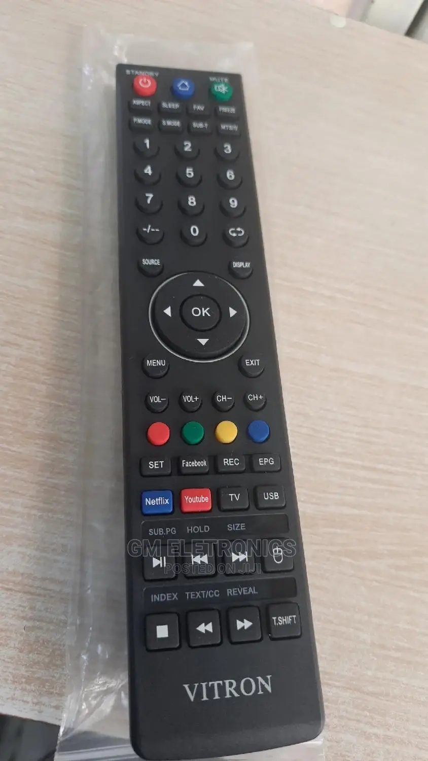 NEW Vitron FB Smart Tv Replacement Remote Control.