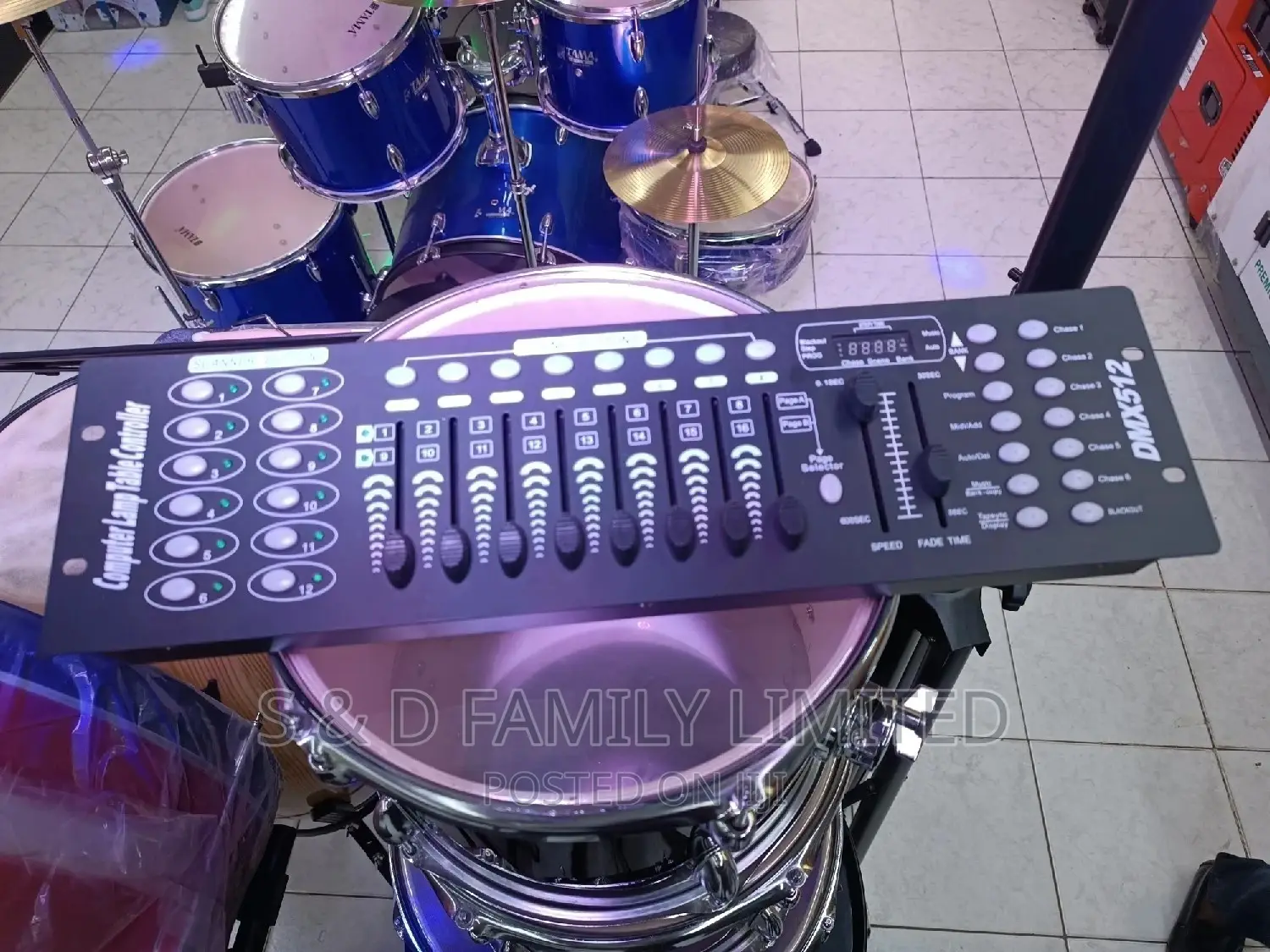 12 Channels DMX Stage Lights Controller