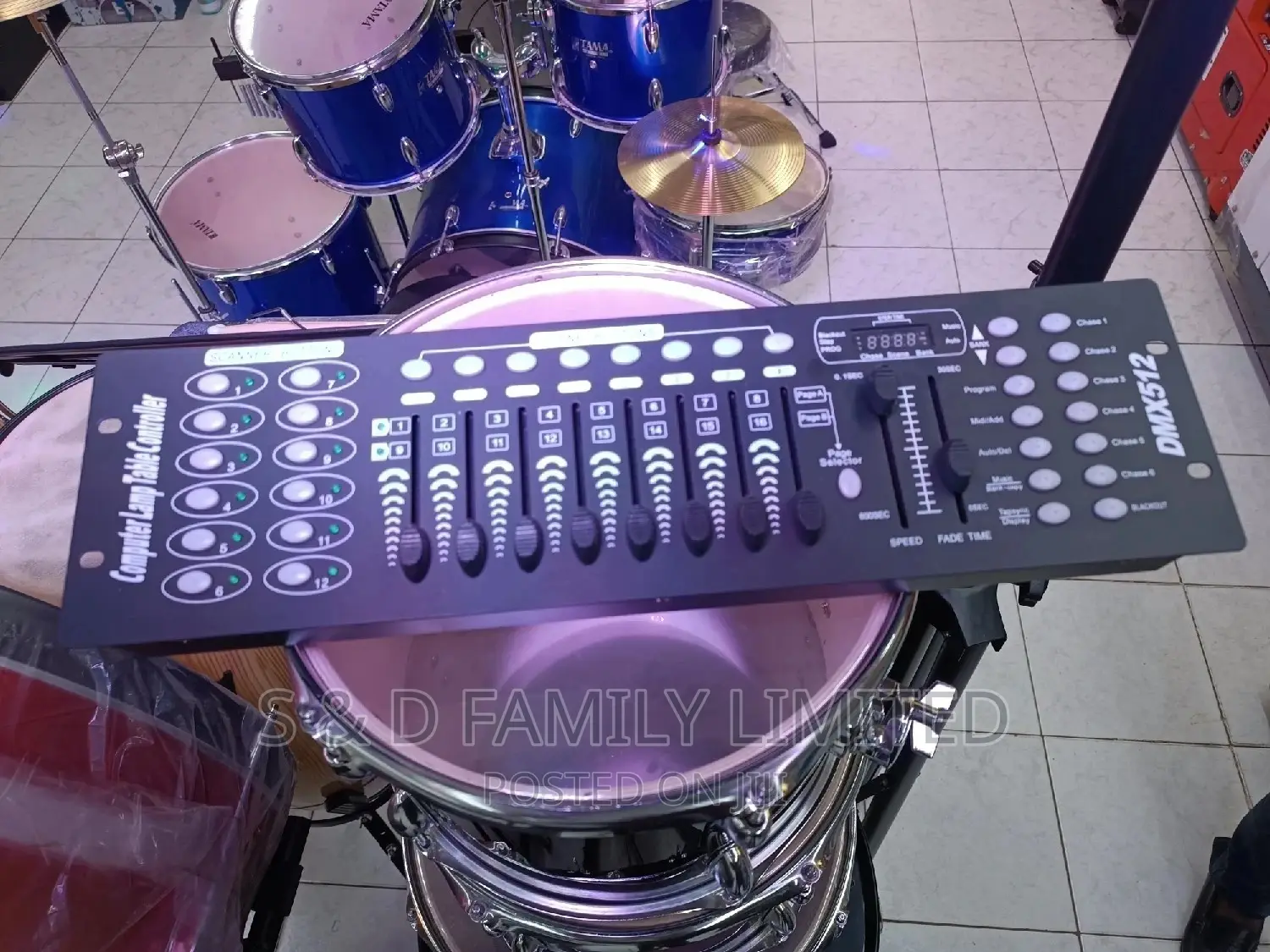 12 Channels DMX Stage Lights Controller