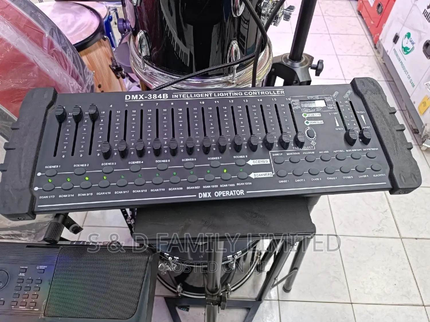 24 Channels DMX Stage Lights Controller