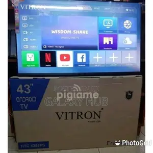 Vitron 43inches Television Smart Android Tv