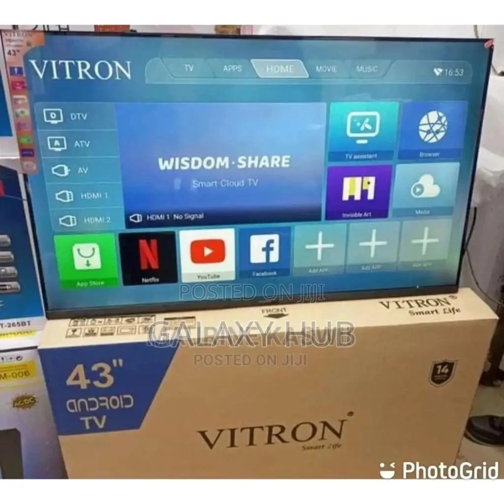 Vitron 43 Inches Android Tv.