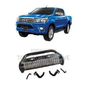 Front Grille Guard Hilux Revo Steel