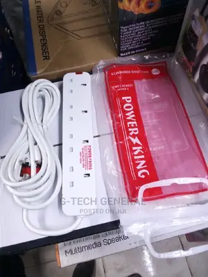 Power King 4-Way Extension Cable With 3m Cable
