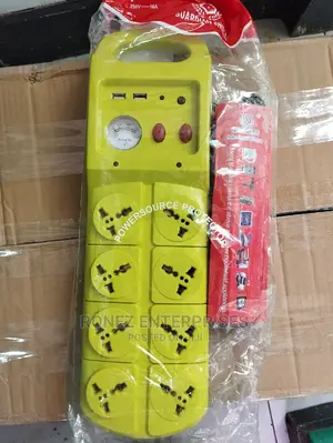 8 Way Extension With Surge Protector